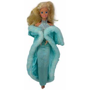 IN ORIGINAL OUTFIT Vintage 1985 Magic Moves Barbie Doll #2126 Blonde WORKS! Blue